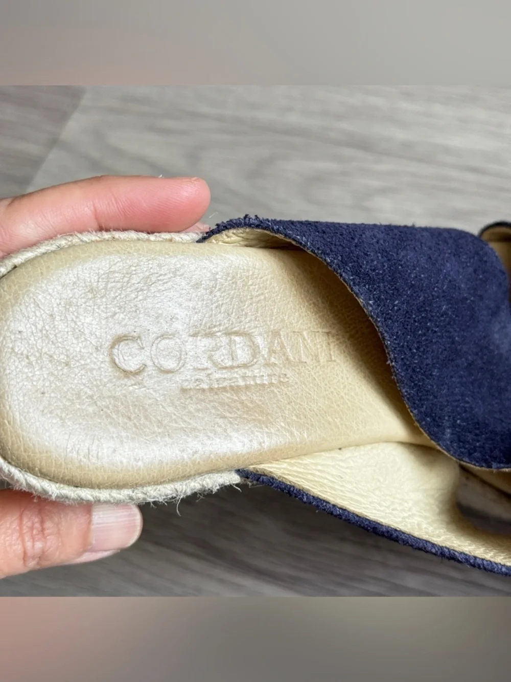 Cordani espadrille platform